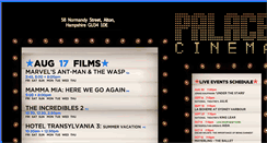 Desktop Screenshot of palacecinema.co.uk