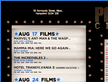 Tablet Screenshot of palacecinema.co.uk